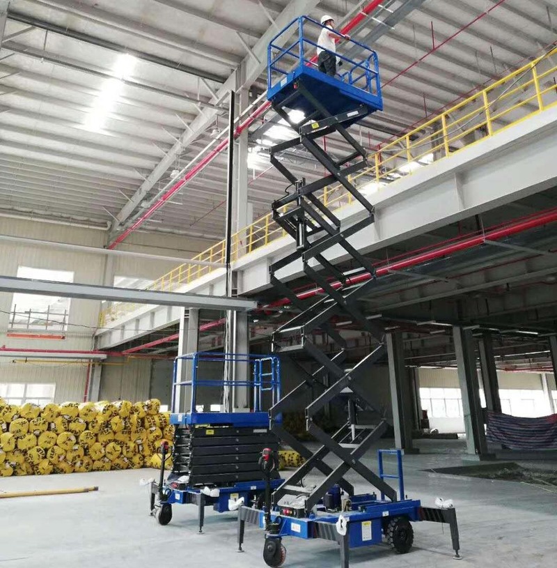 重庆城区助力行走剪叉式高空作业平台