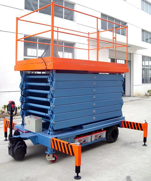 重庆城区助力行走剪叉式高空作业平台